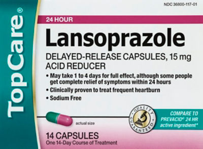 Top Care Lansoprazole, 14 each