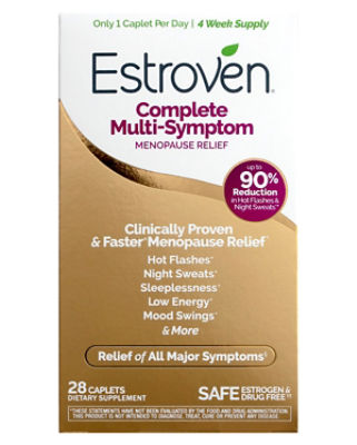 Estroven Complete Multi-Symptom Menopause Relief Dietary Supplement, 28 count