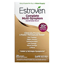 Estroven Complete Multi-Symptom Menopause Relief Dietary Supplement, 28 count