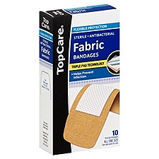 Top Care Fabric Bandages, 10 Each