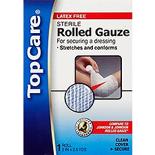 Top Care Sterile Rolled Gauze, 1 Each