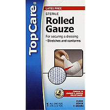 Top Care Rolled Gauze Bandage, 1 Each