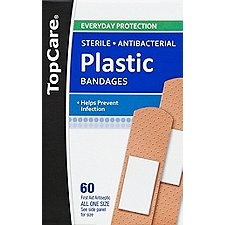 Top Care Plastic Bandages, 60 Each