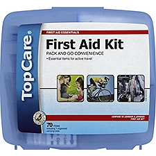 Top Care First Aid Kit with Case, 1 Each