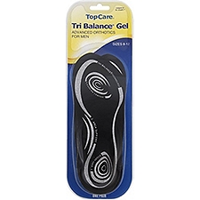 Top Care 3Zone Support Comfort Insoles - Mens, 1 Each