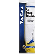Top Care Air Foam Insoles for Men, 1 Each