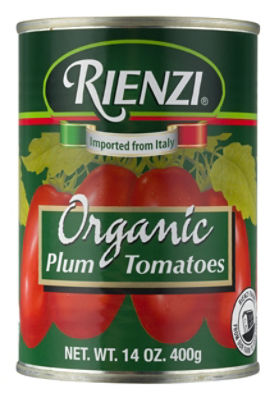 Rienzi Organic Plum Tomatoes, 14 oz