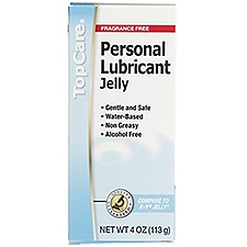Top Care Lubrication Jelly - Water-Soluble, 4 Ounce