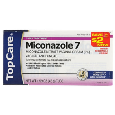 TopCare Vaginal Cream - Miconazole 7, 1.59 oz