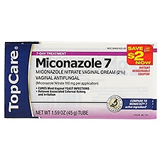 Top Care Vaginal Cream - Miconazole 7, 1.59 Ounce