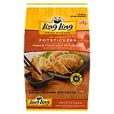 Ajinomoto Ling Ling Asian Kitchen All Natural Potstickers, 24 oz, 24 Ounce