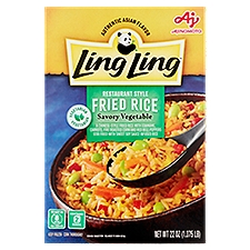 Ajinomoto Ling Ling Savory Vegetable Restaurant Style Fried Rice, 2 count, 22 oz