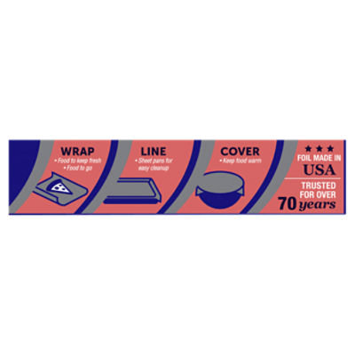 REYNOLDS WRAP ALUMINUM FOIL Aluminum Foil 80 SF BOX, Aluminum Foil & Wax  Paper