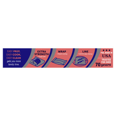 Non-Stick Heavy Duty Aluminum Foil Wrap 37.5 SQF 3/PK –