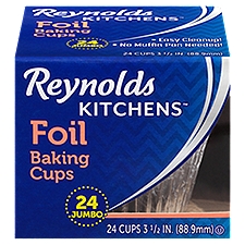 Reynolds Kitchens Foil Baking Cups Jumbo, 24 Each