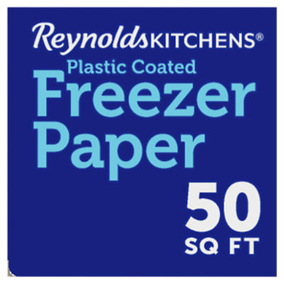 Reynolds Kitchens Freezer Paper, Plastic Coated, 150 Square Feet