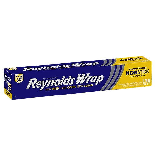 130 Square Feet Reynolds Wrap Non Stick Aluminum Foil 