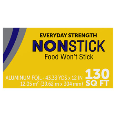  Reynolds Wrap Non Stick Aluminum Foil, 130 Square Feet : Health  & Household