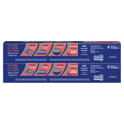  Reynolds Wrap Aluminum Foil, 500 sq ft,2 Count (Pack of 1) :  Health & Household