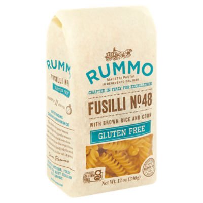 Rummo - Pasta Gluten Free Fusilli - Case of 12-12 OZ, Case of 12 - 12 OZ  each - City Market
