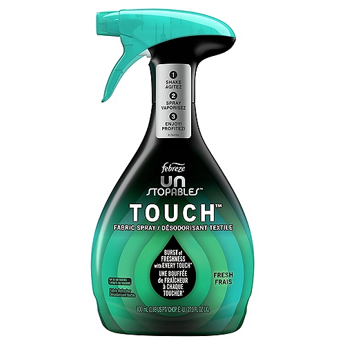 Febreze Unstopables Touch Fresh Fabric Spray, 27.0 fl oz liq