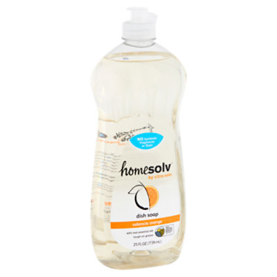 Homesolv by Citra Solv Valencia Orange Dish Soap, 25 fl oz