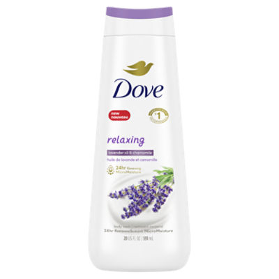 Dove Body Wash Relaxing Lavender Oil & Chamomile 20 oz