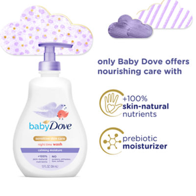 Baby dove nighttime store wash