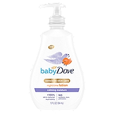 Baby Dove Sensitive Skin Care Calming Moisture Night Time Lotion, 13 fl oz