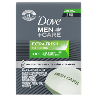 Bar Soap Men Body Face Sensitive Care Moisturizing Wash Clean 3.75