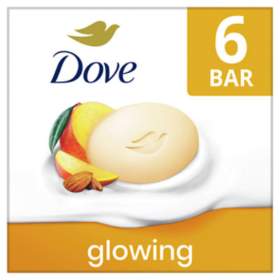 Dove Beauty Bar Gentle Skin Cleanser Glowing Mango Butter and Almond