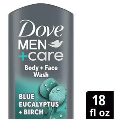 Dove Relaxing Blue Eucalyptus + Birch Body and Face Wash 18 oz