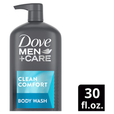 Dove Men and Care Body Wash and Face Wash Clean Comfort, 30 oz