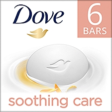 Dove Soothing Care Beauty Bar with Calendula Oil, 3.75 oz, 6 count