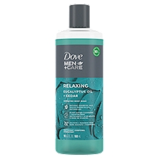 Dove Men+Care Eucalyptus Cedar, Body Wash, 18 Fluid ounce
