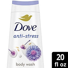 Dove Anti-Stress Blue Chamomile & Oat Milk Body Wash, 20 fl oz
