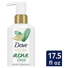 Dove Body Love Body Cleanser Acne Clear, 17.5 fl oz