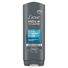 Dove Men+Care Body and Face Wash Clean Comfort, 18 Ounce