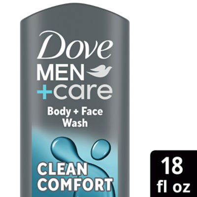 Dove Men+Care Clean Comfort Body + Face Wash, 18 fl oz ShopRite