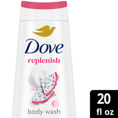 Dove Replenish Dragon Fruit + Coconut Cream Body Wash, 20 fl oz