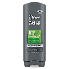 Dove Men+Care Body and Face Wash Extra Fresh, 18 Ounce