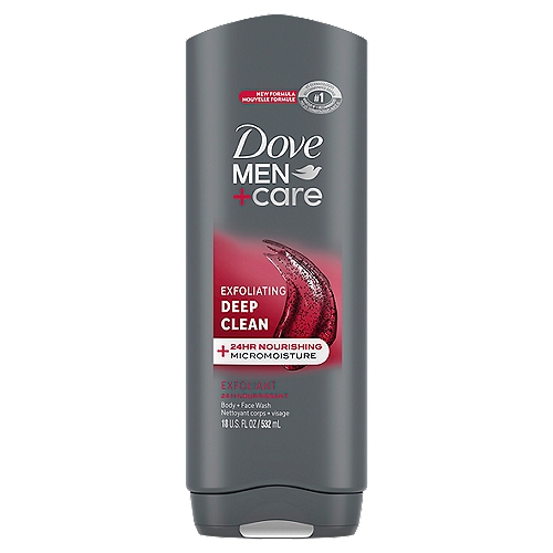 Dove Men+Care Body and Face Wash Deep Clean 18 oz