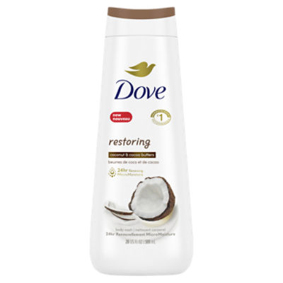 Dove Body Wash Restoring Coconut & Cocoa Butter 20 oz