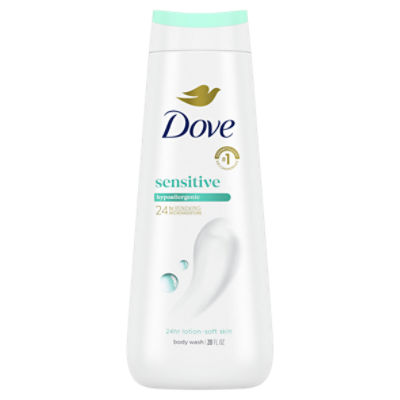 Dove Sensitive Skin Hypoallergenic Body Wash, 20 fl oz