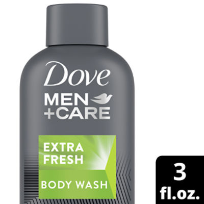 Dove MEN+CARE Extra Fresh Refreshing Body + Face Wash, 3 fl oz