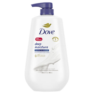 Dove Body Wash with Pump Deep Moisture 30.6 oz