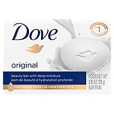 Dove Gentle Skin Cleanser Original, Beauty Bar, 2.6 Ounce