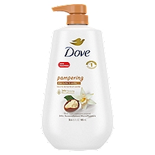 Dove Body Wash with Pump Pampering Shea Butter & Vanilla 30.6 oz