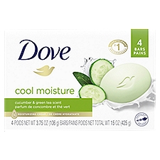 Dove go fresh Beauty Bar Cucumber and Green Tea, 16 Ounce