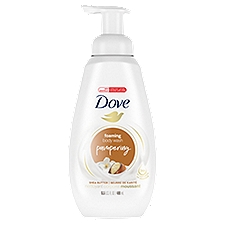 Dove Instant Foaming Shea Butter with Warm Vanilla, Body Wash, 13.5 Ounce